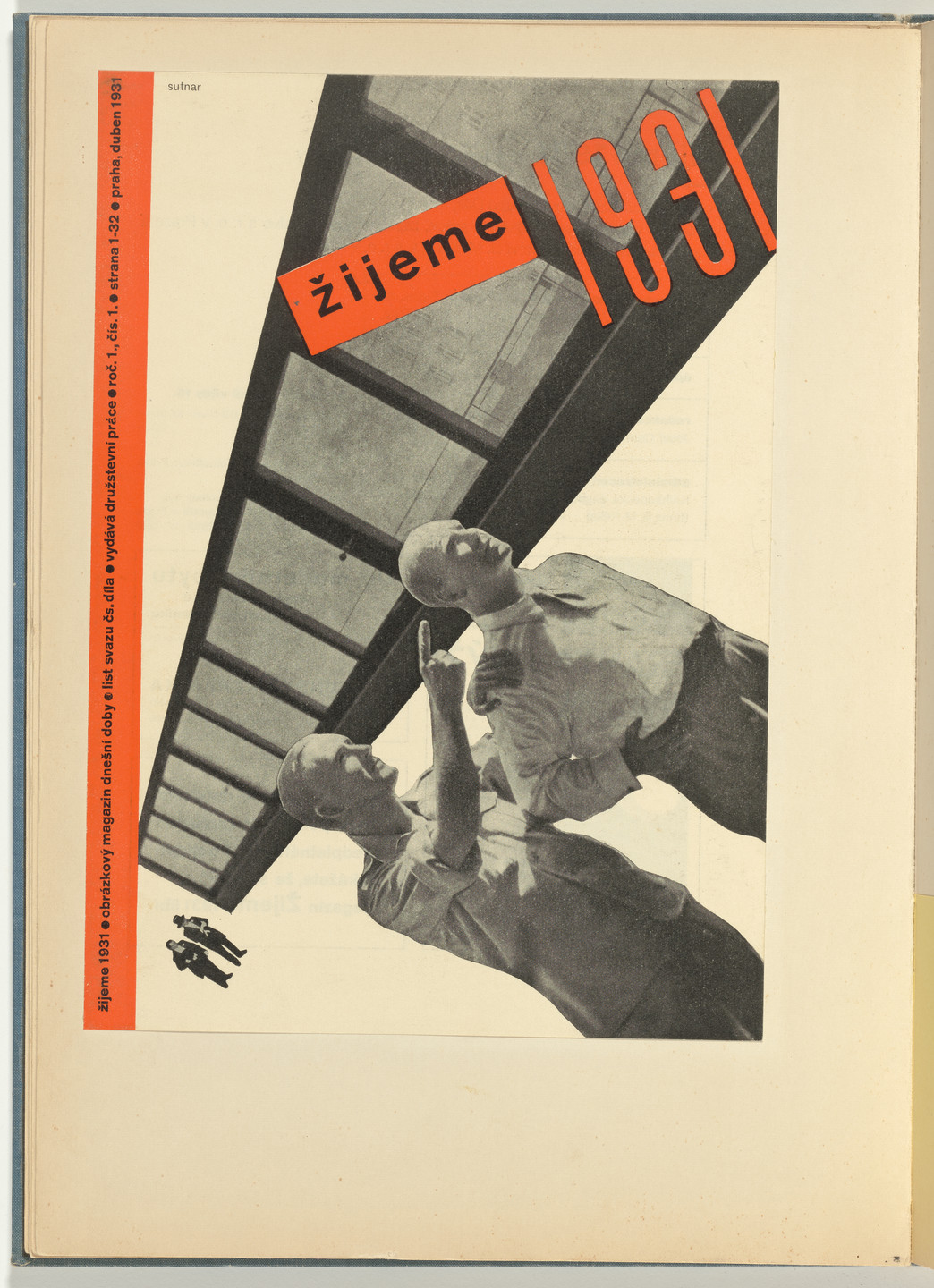 Ladislav Sutnar. Book Covers–Typography and Photography (Knižní obálky–Písmo a fotografie). c. 1938