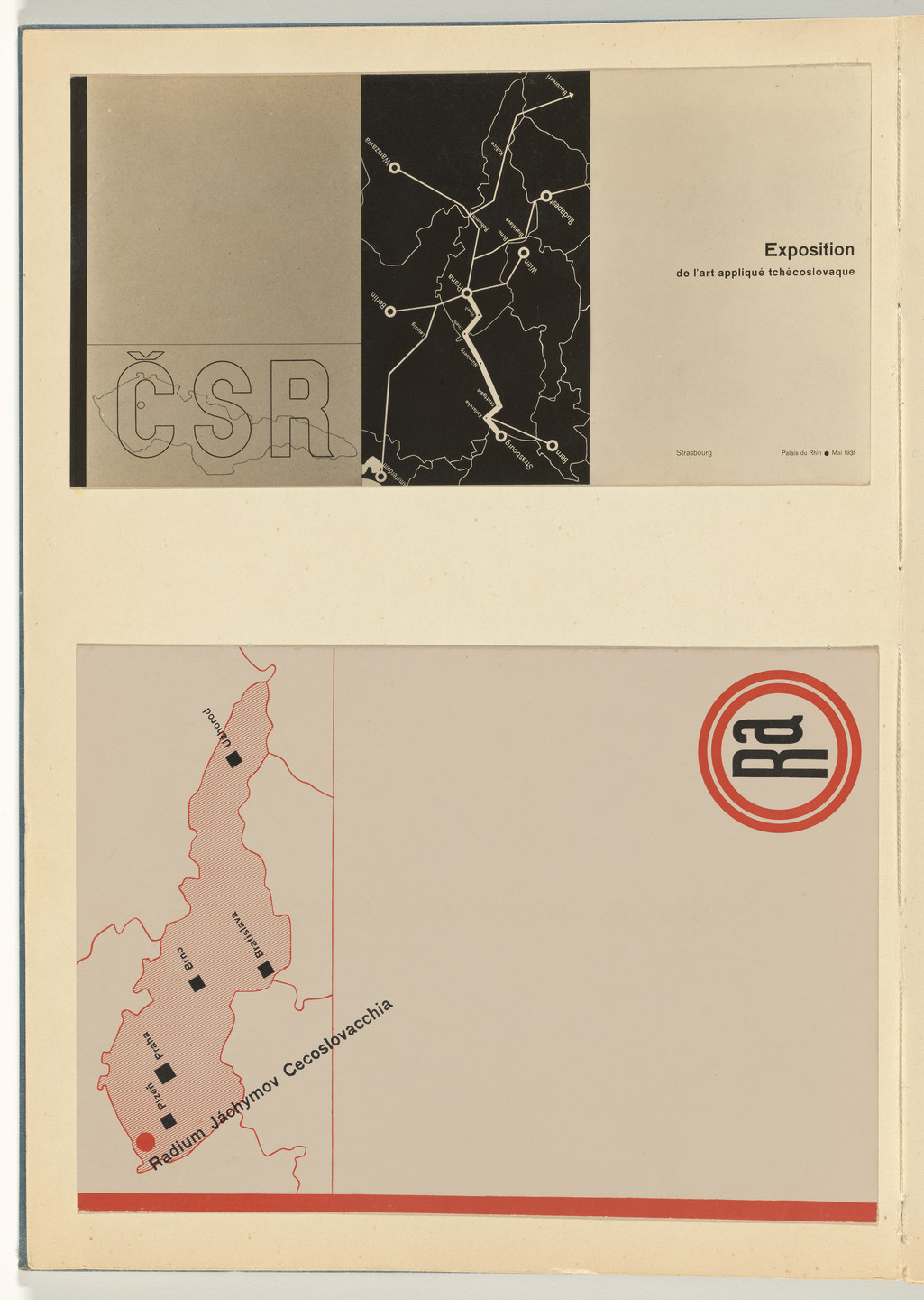 Ladislav Sutnar. Book Covers–Typography and Photography (Knižní obálky–Písmo a fotografie). c. 1938