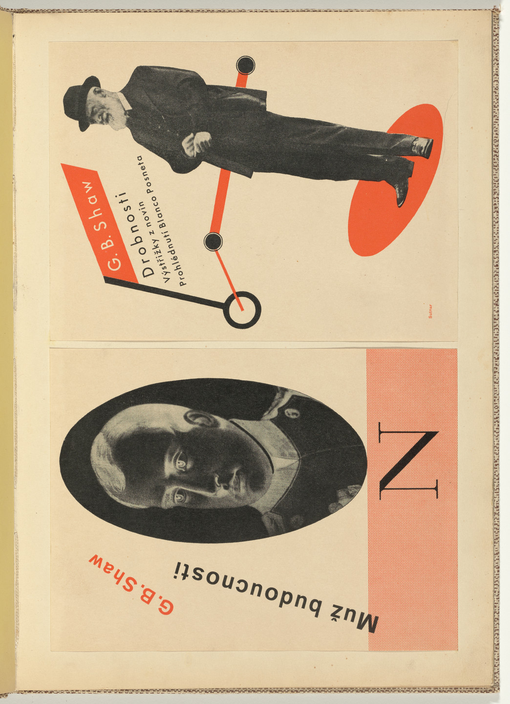 Ladislav Sutnar. Book Covers–Typography and Photography (Knižní obálky–Písmo a fotografie). c. 1938