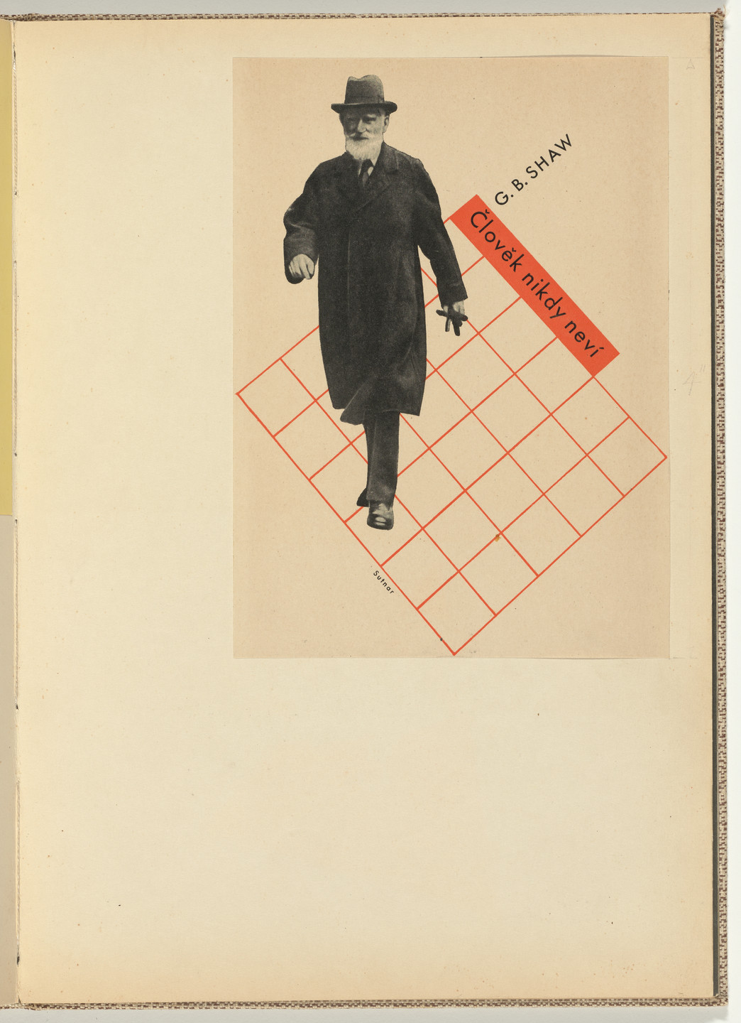 Ladislav Sutnar. Book Covers–Typography and Photography (Knižní obálky–Písmo a fotografie). c. 1938