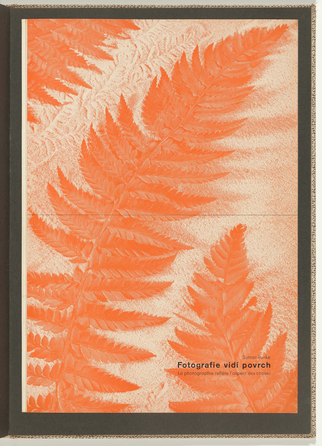 Ladislav Sutnar. Book Covers–Typography and Photography (Knižní obálky–Písmo a fotografie). c. 1938