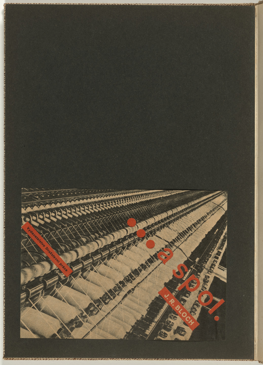 Ladislav Sutnar. Book Covers–Typography and Photography (Knižní obálky–Písmo a fotografie). c. 1938