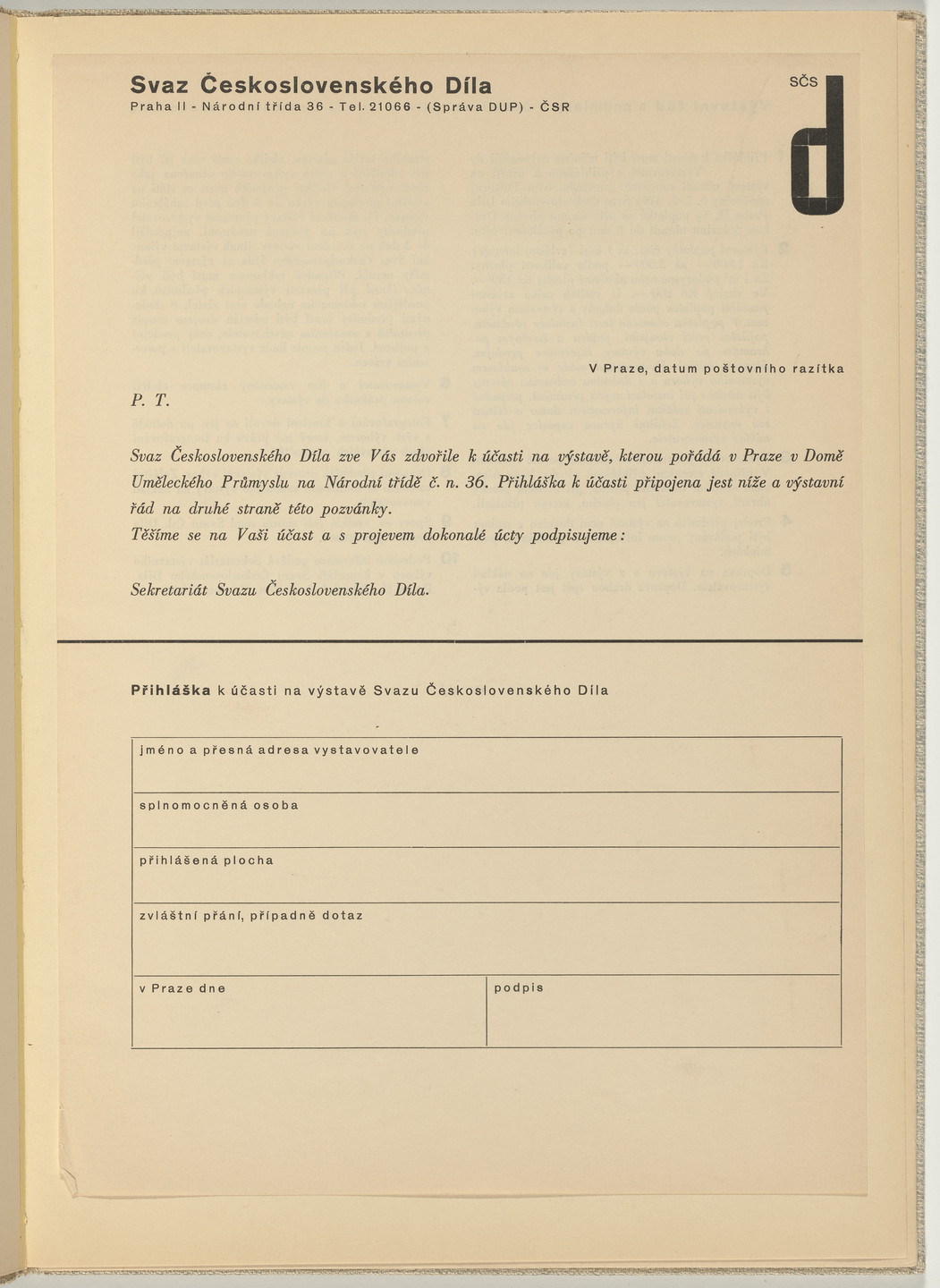 Ladislav Sutnar. Stationery and Forms (Dopisní papíry a tiskopisy). c. 1938