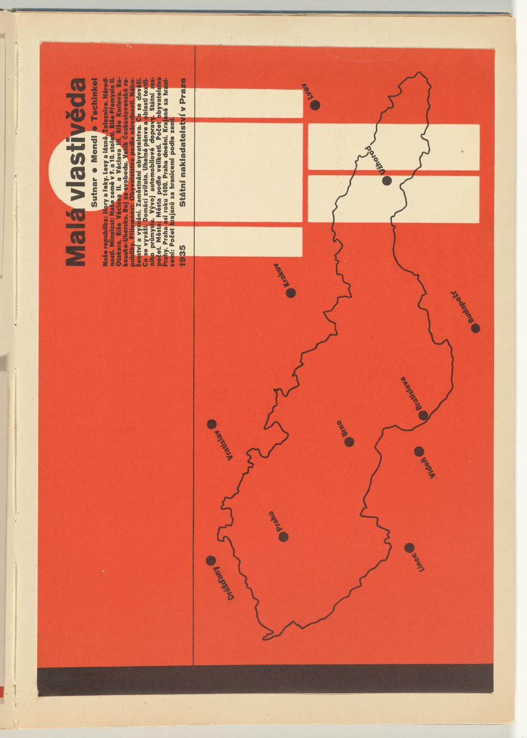 Ladislav Sutnar. Book Covers–Typography and Photography (Knižní obálky–Písmo a fotografie). c. 1938