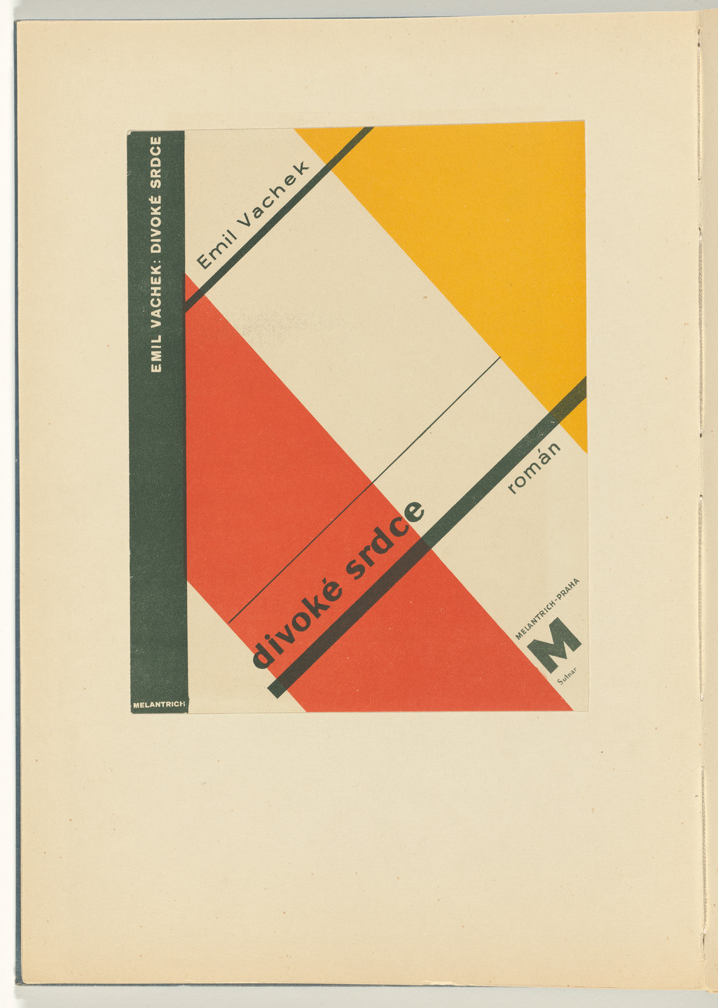 Ladislav Sutnar. Book Covers–Typography and Photography (Knižní obálky–Písmo a fotografie). c. 1938