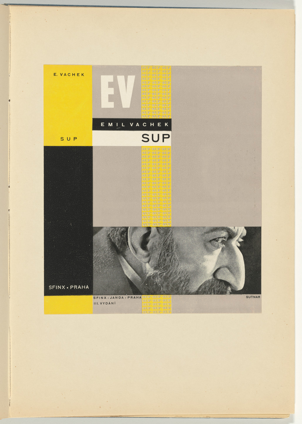 Ladislav Sutnar. Book Covers–Typography and Photography (Knižní obálky–Písmo a fotografie). c. 1938