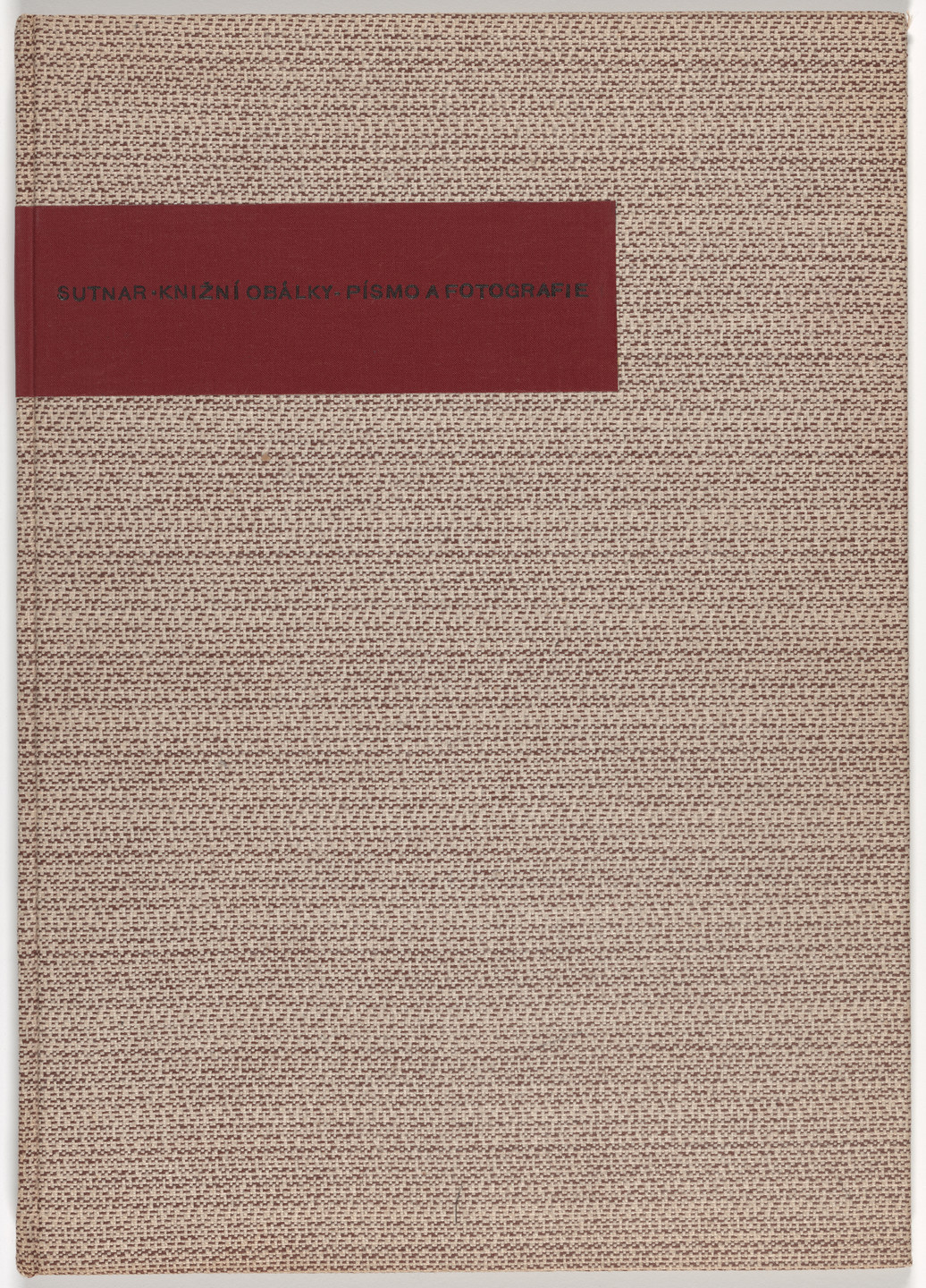 Ladislav Sutnar. Book Covers–Typography and Photography (Knižní obálky–Písmo a fotografie). c. 1938
