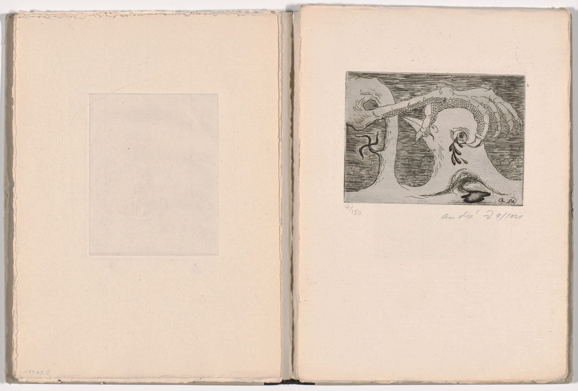 André Masson. Spain Assassinated (Plate 4) from Solidarité (Solidarity). 1938