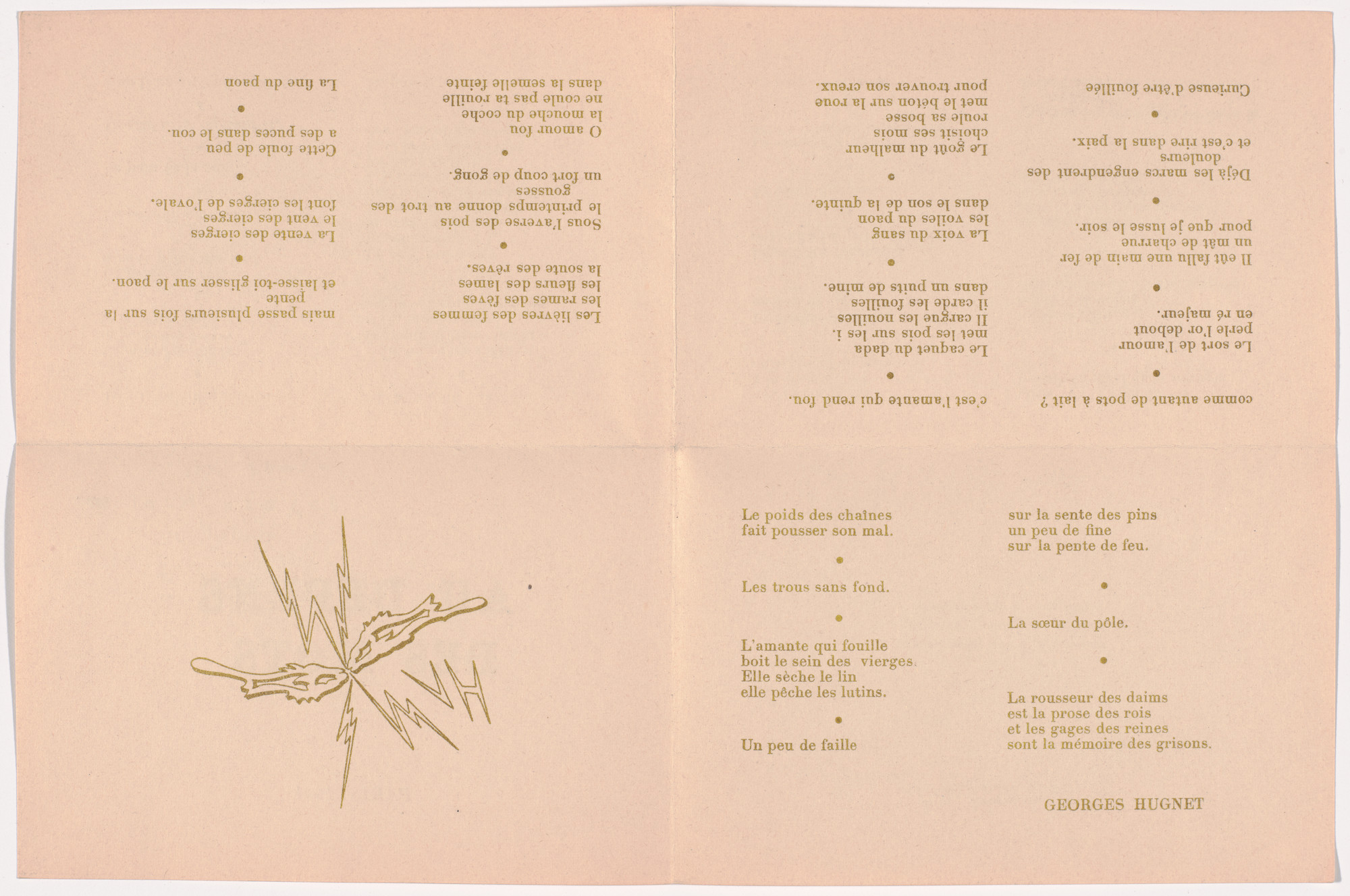 Valentine Hugo. Au Dépens des mots (At the Expense of Words). 1941