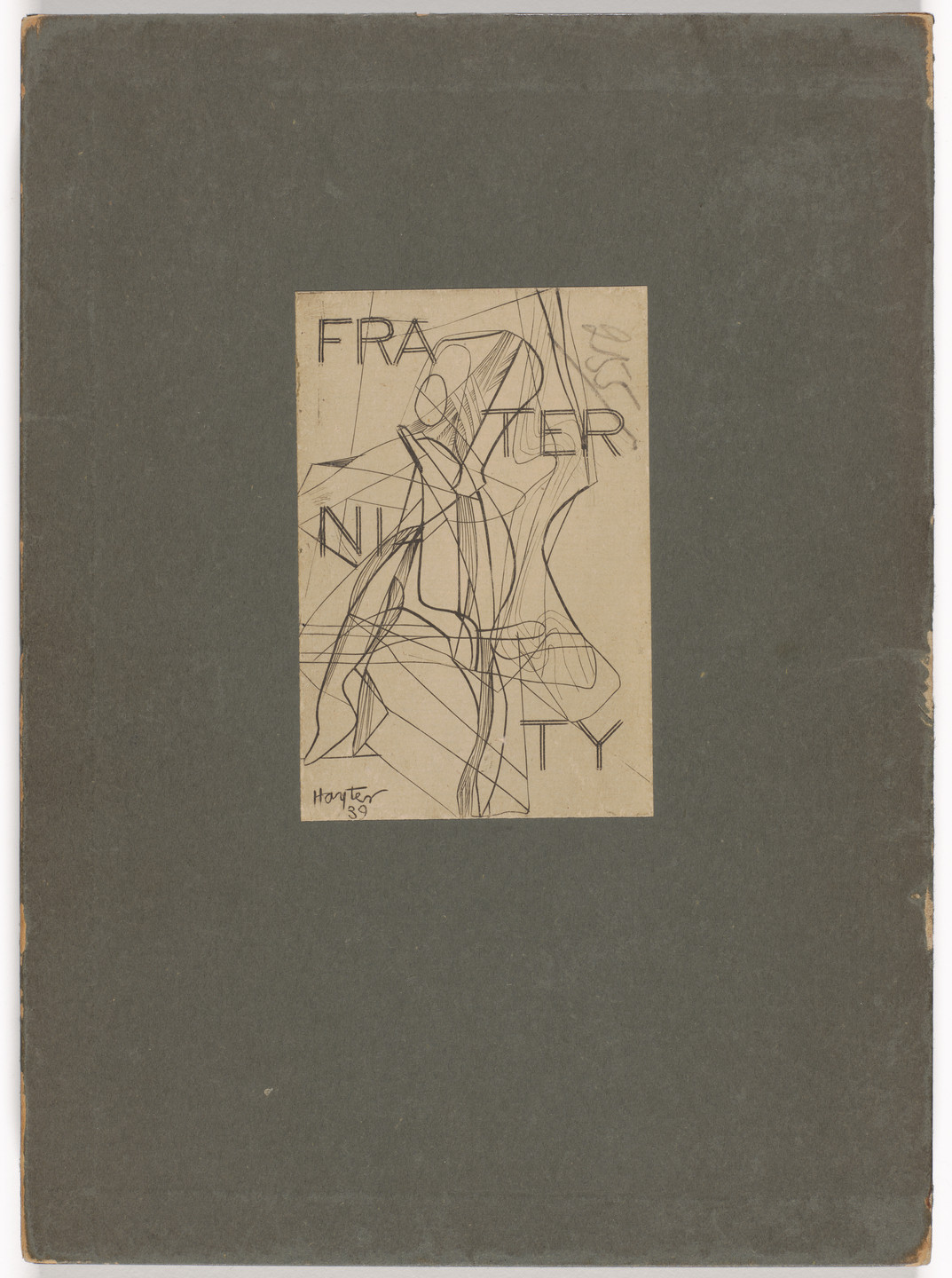 Stanley William Hayter. Fraternity (slipcase front) from Fraternity. 1939