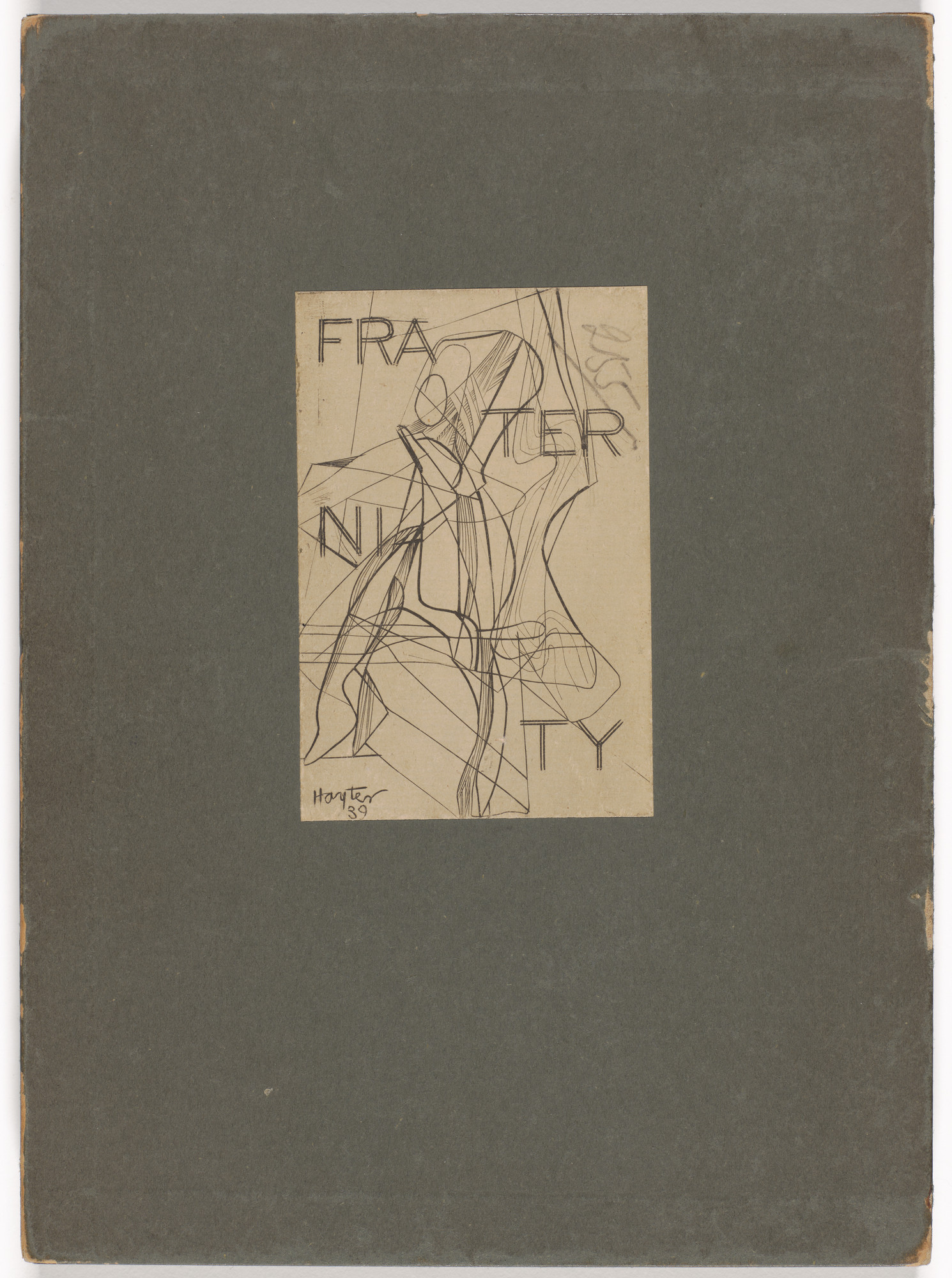Stanley William Hayter. Fraternity (slipcase front) from Fraternity