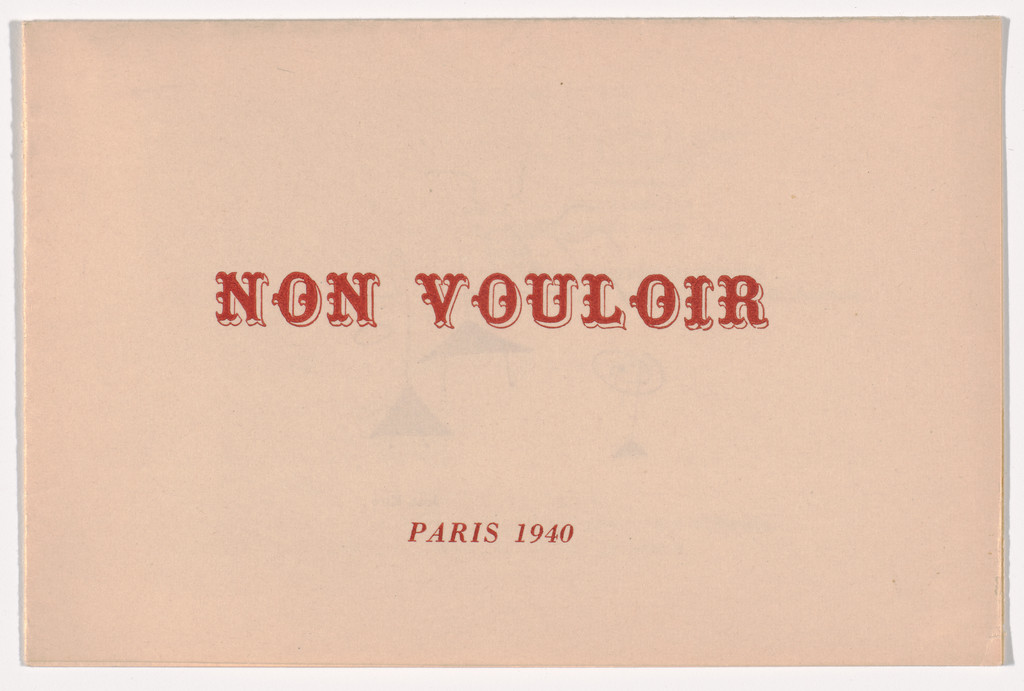 Non Vouloir (Lack of Will)