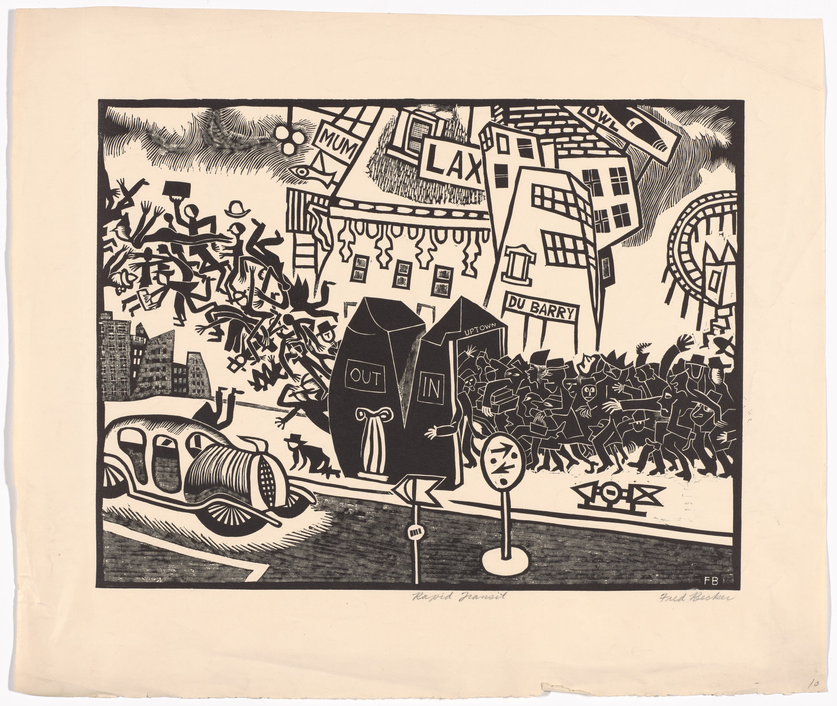Fred Becker. Rapid Transit. c. 1938