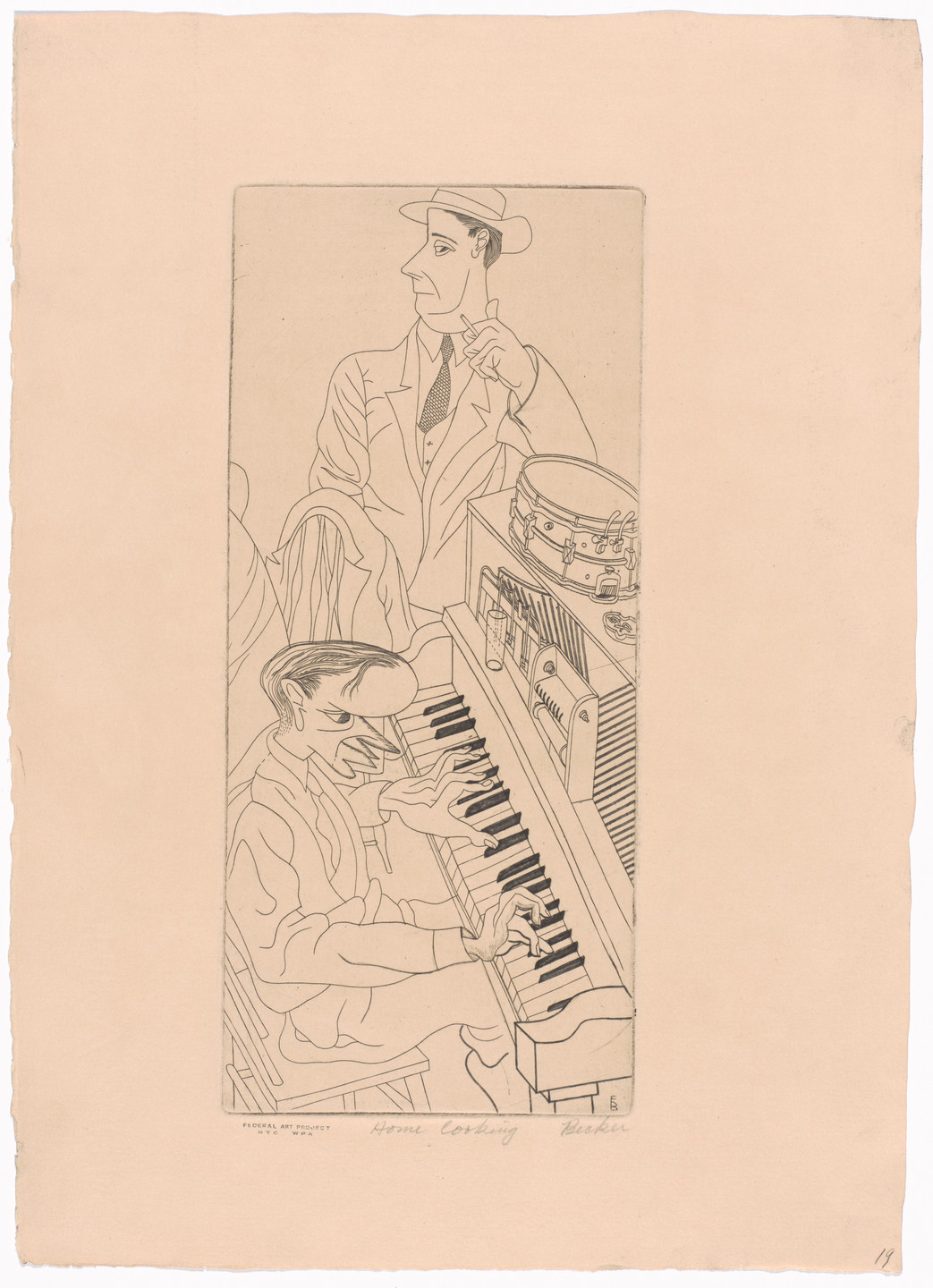 Fred Becker. Home Cooking. c. 1937