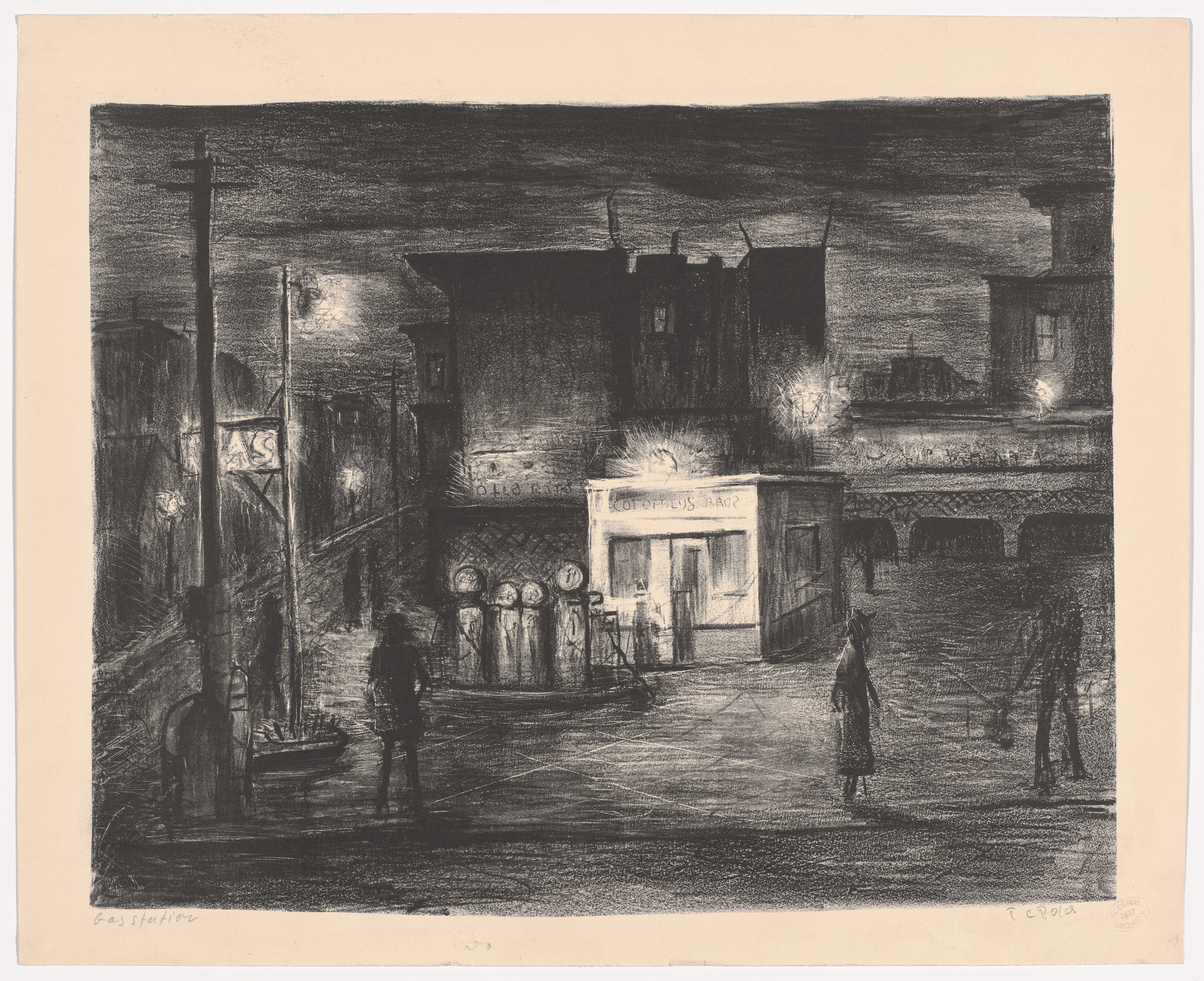 Theodore C. Polos. Gas Station