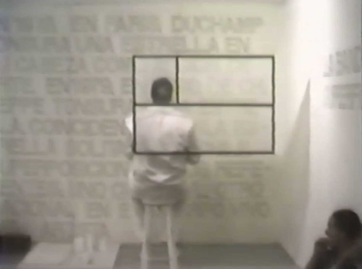 Carlos Leppe. Acción de la Estrella (Star Action). 1979