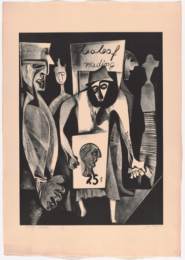 Joseph Vogel. Tealeaf Reading. c. 1935–43