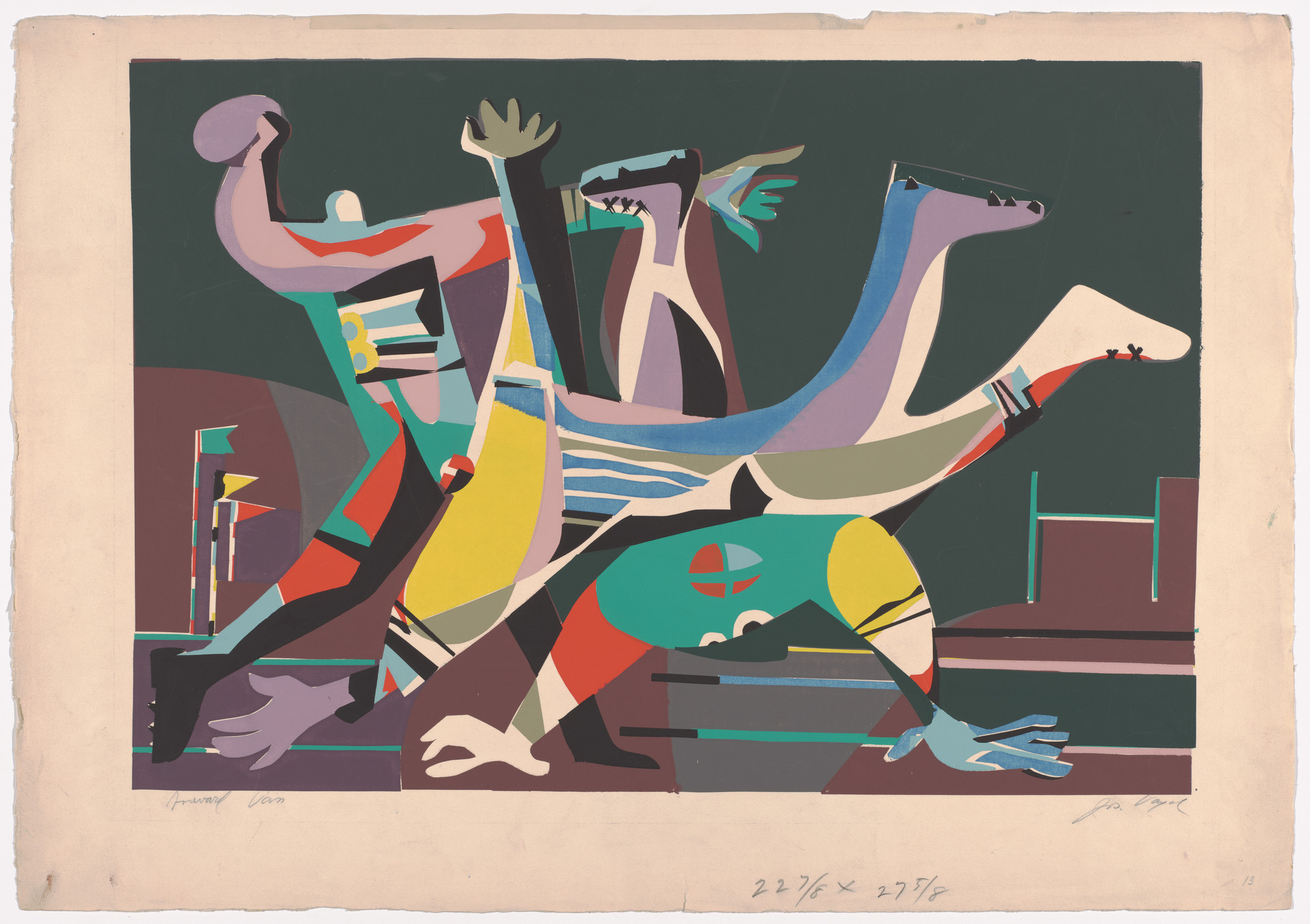 Joseph Vogel. Forward Pass. c. 1935–43