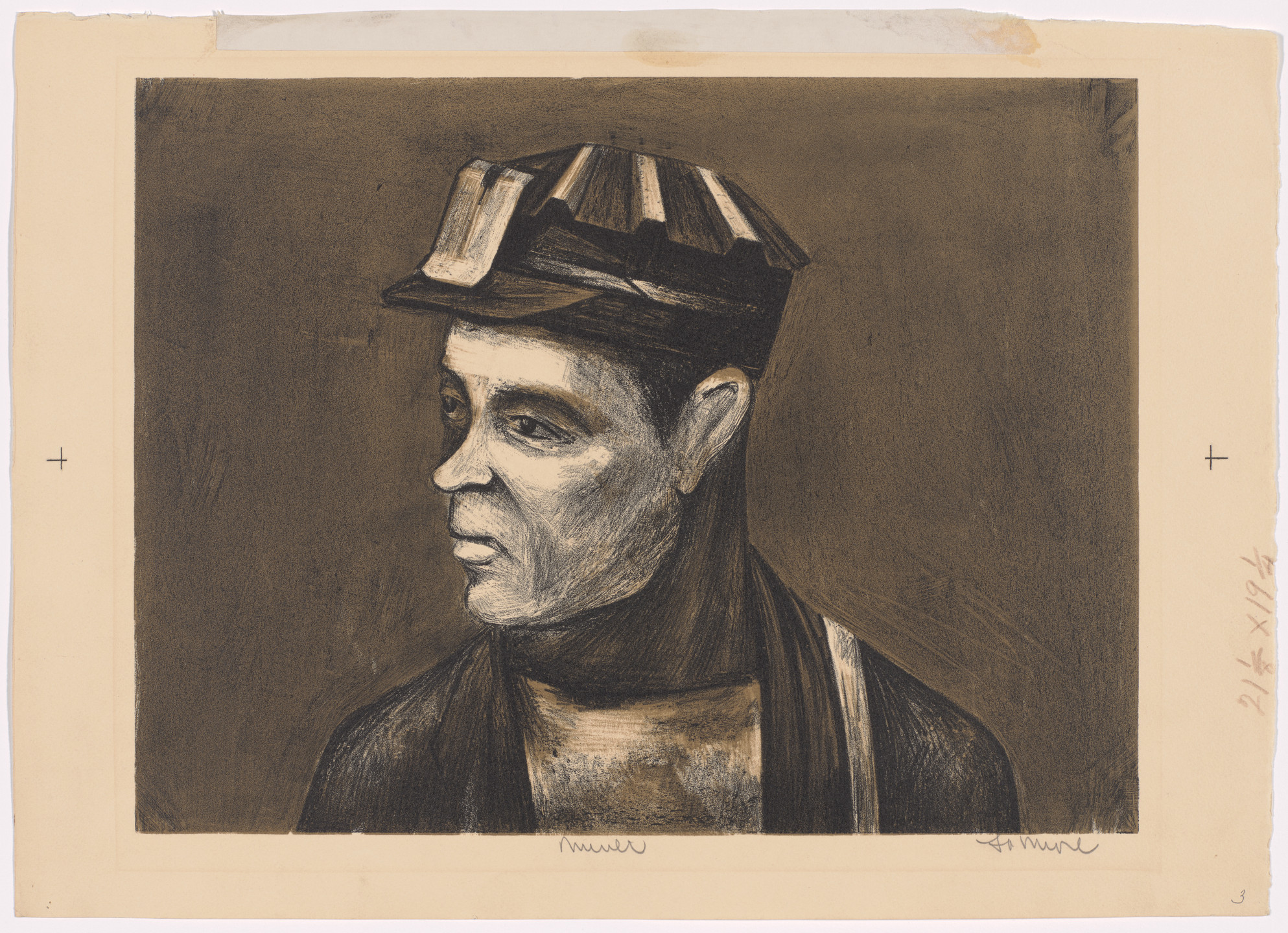 Chet La More. Miner. c. 1935–43