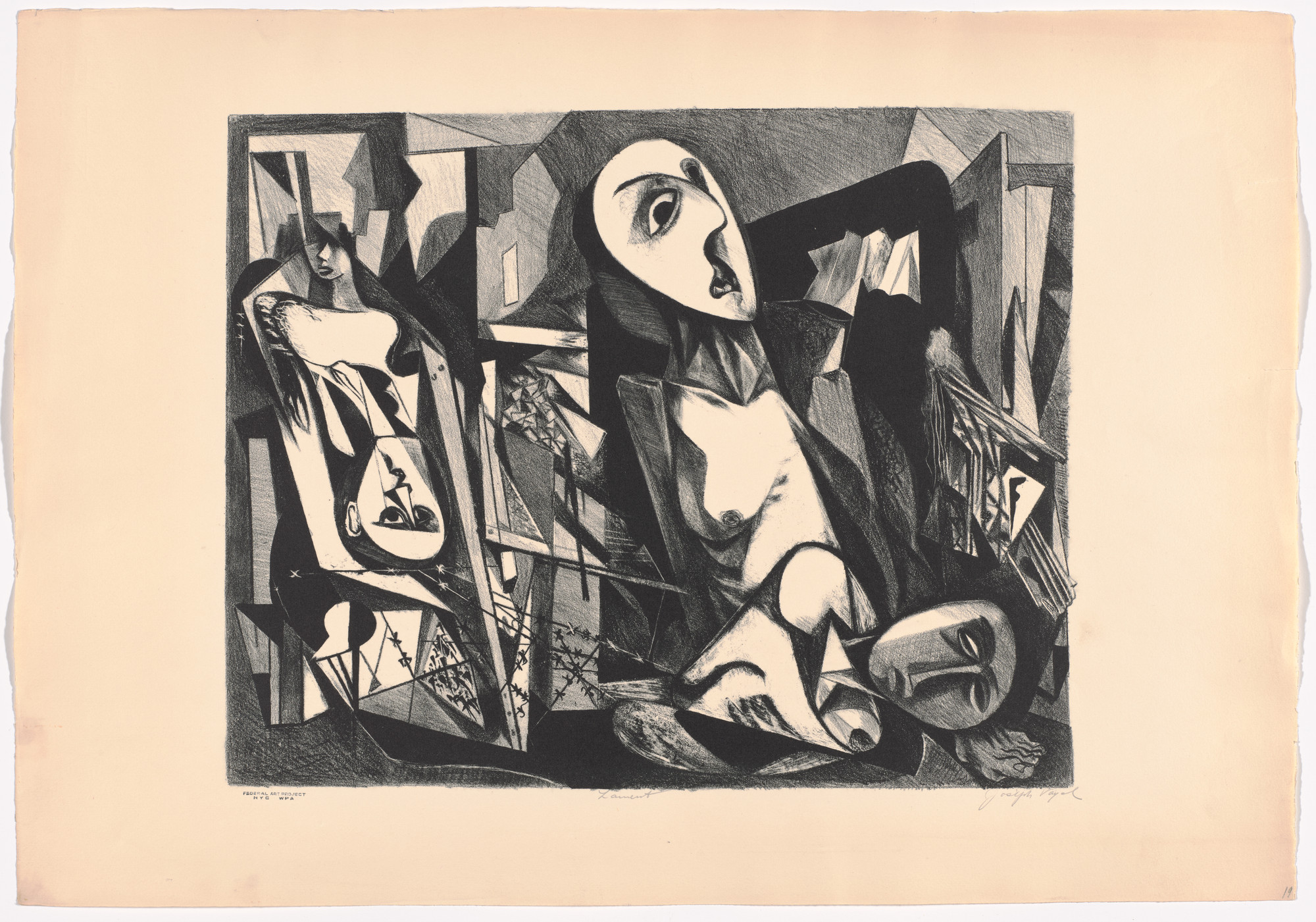 Joseph Vogel. Lament. c. 1935–43