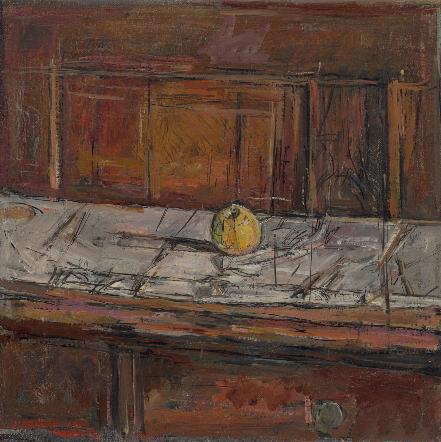 Alberto Giacometti. Apple on the Sideboard. 1937
