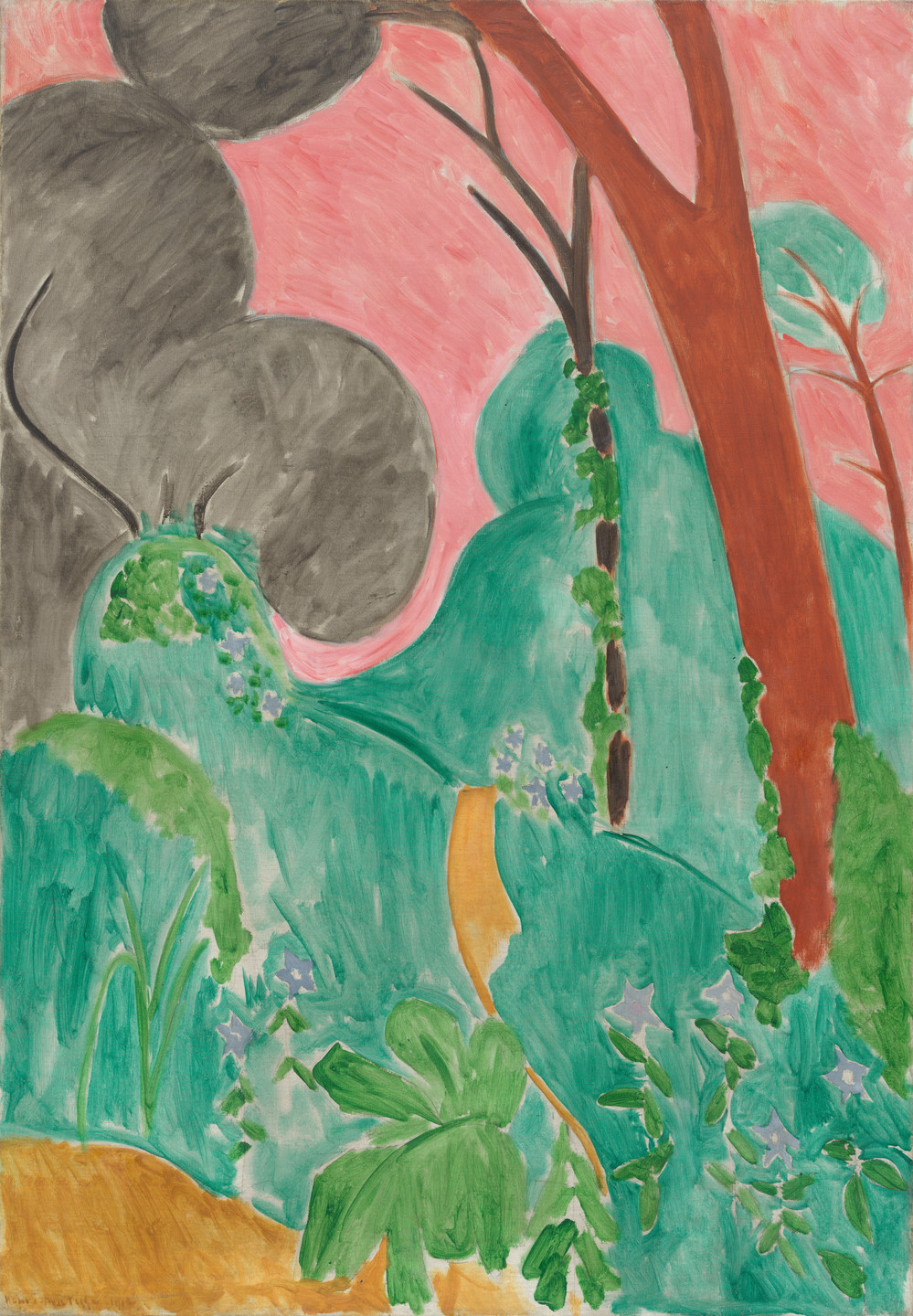 Henri Matisse. Periwinkles / Moroccan Garden. Tangier, winter-spring 1912