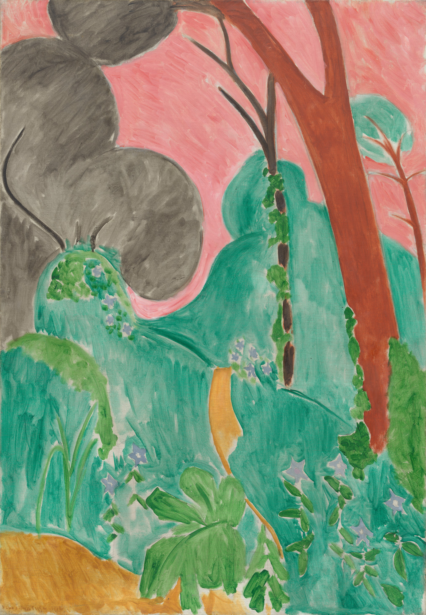 Henri Matisse. Periwinkles / Moroccan Garden. Tangier, winter