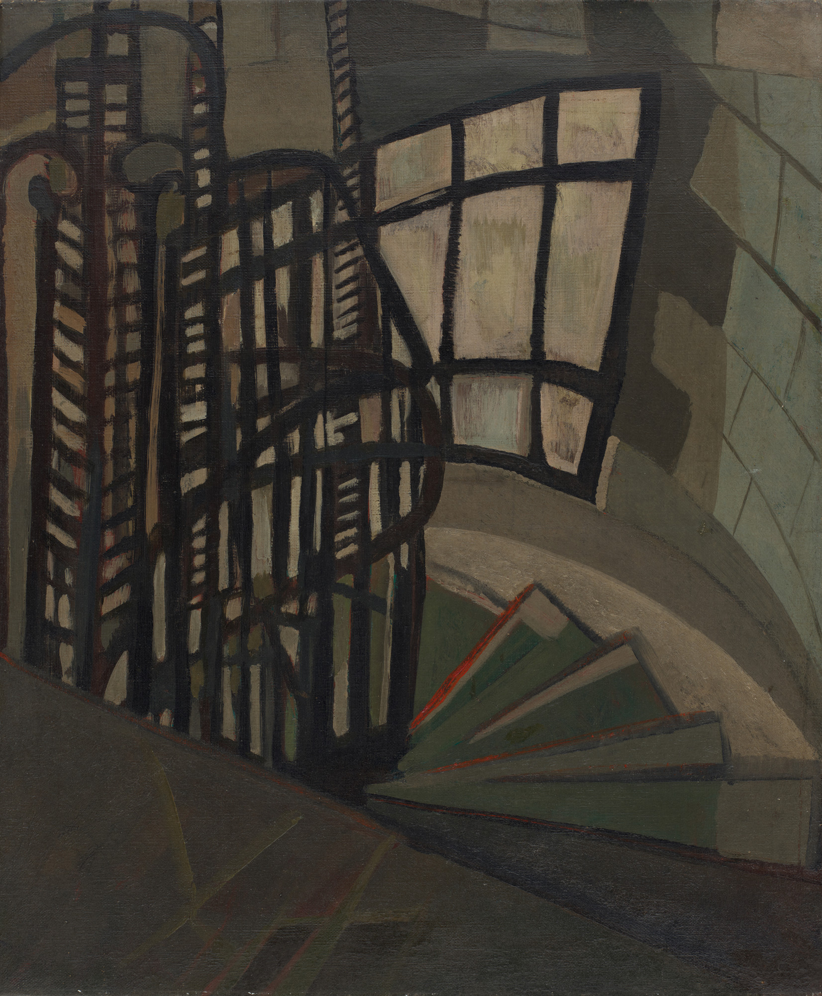 Lygia Clark. Composition. Staircase. 1948