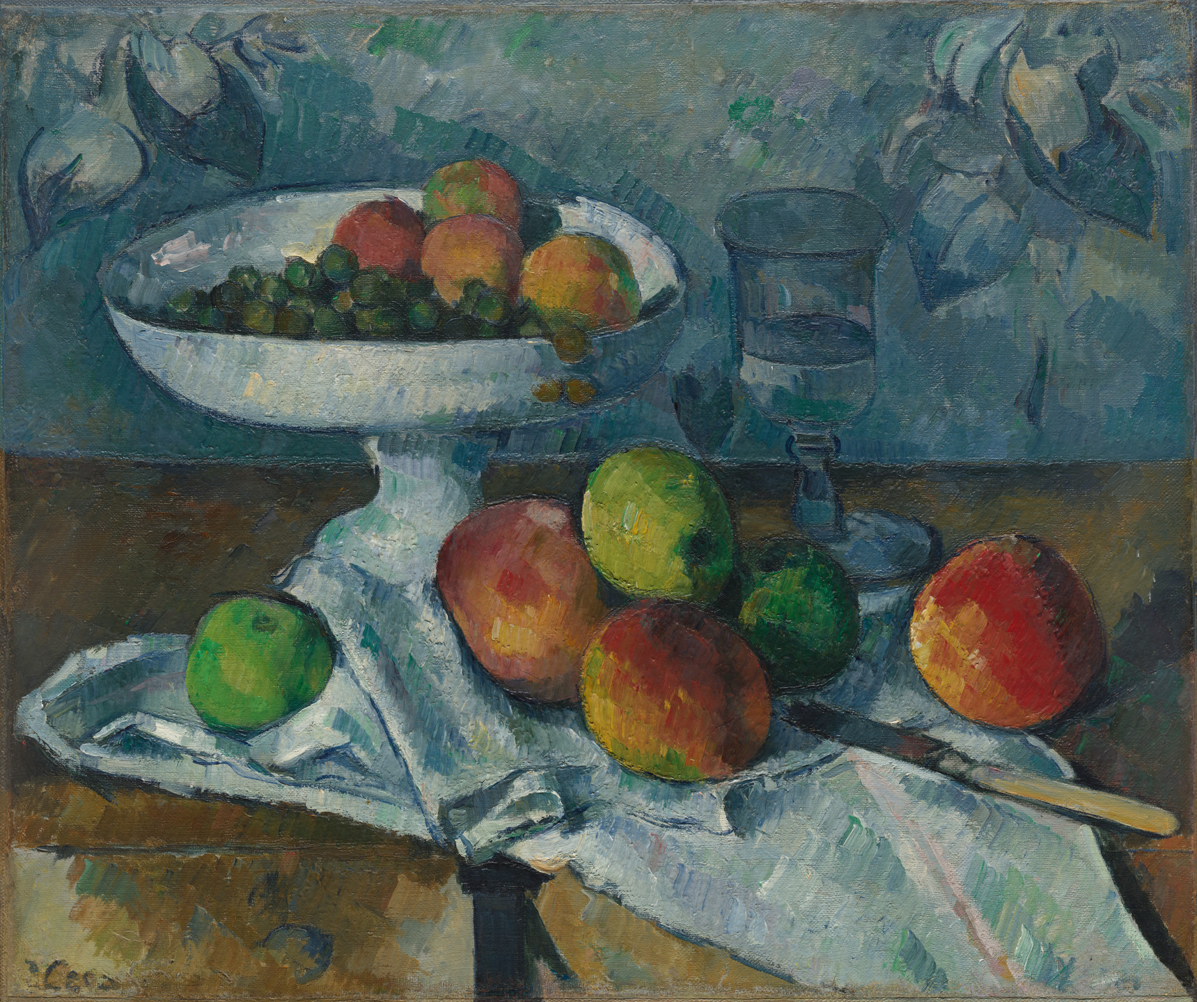 still life with apples