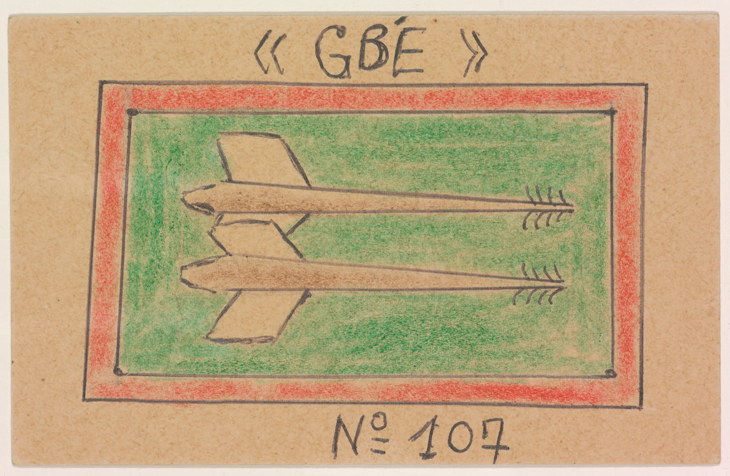 «GBÉ» N° 107 from Alphabet Bété