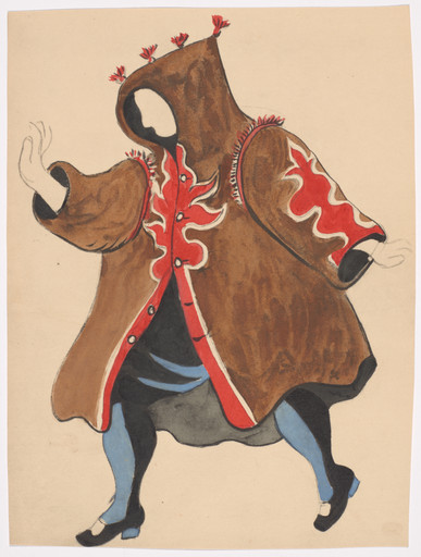 Pablo Picasso. Costume design for the ballet Le Tricorne. 1920