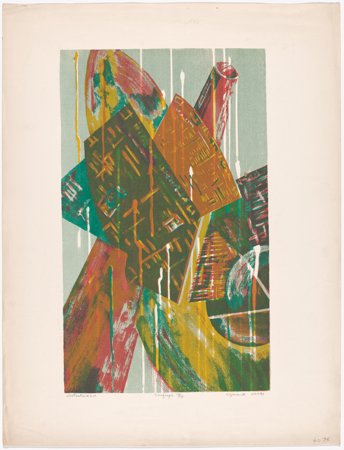 Myron Kozman. Abstraction #210. 1941