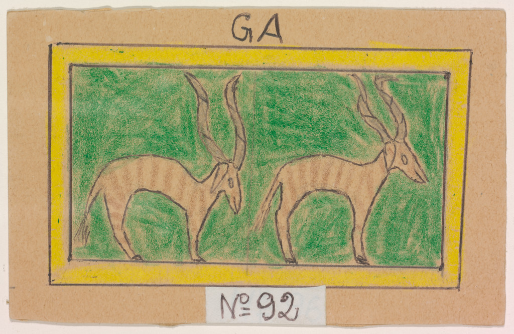 GA N° 92 from Alphabet Bété