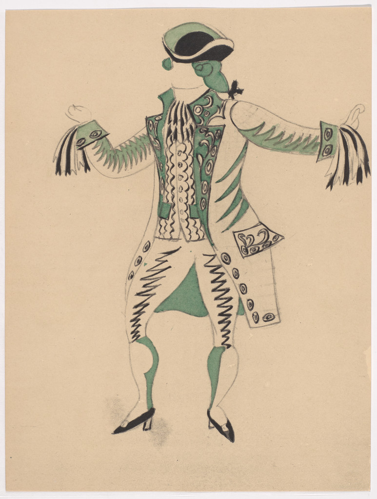 Costume design for the ballet Le Tricorne
