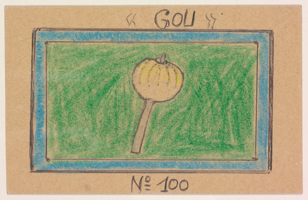 «GOU» N° 100 from Alphabet Bété