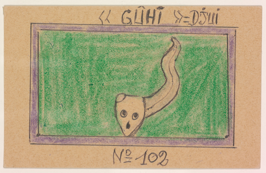 «GÛHI»=DJUI N° 102 from Alphabet Bété