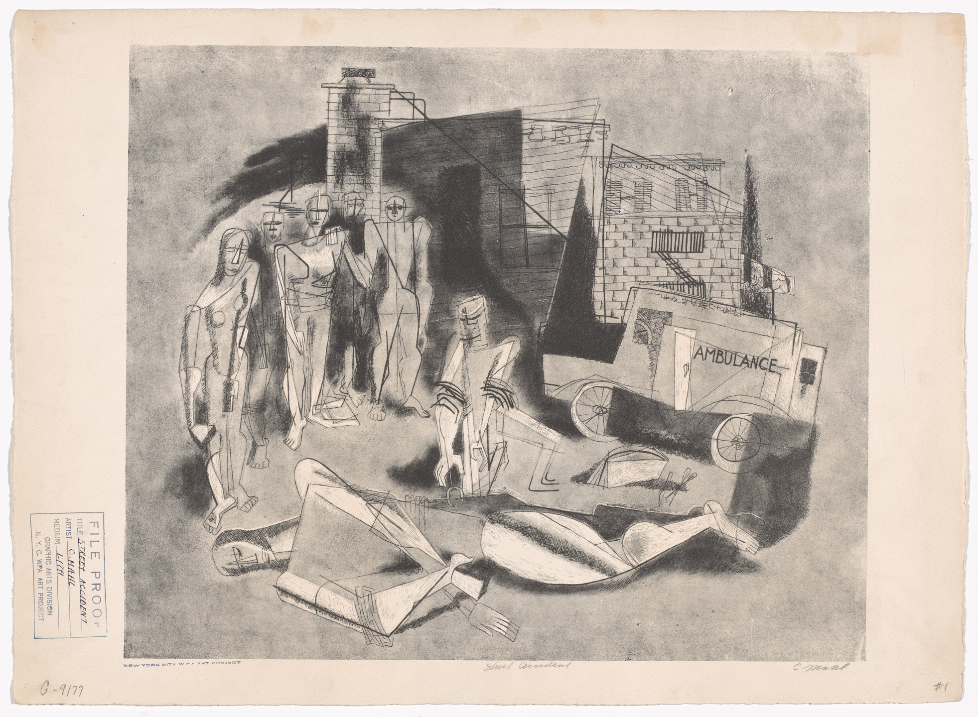 Claire Moore. Street Accident. c. 1935–43