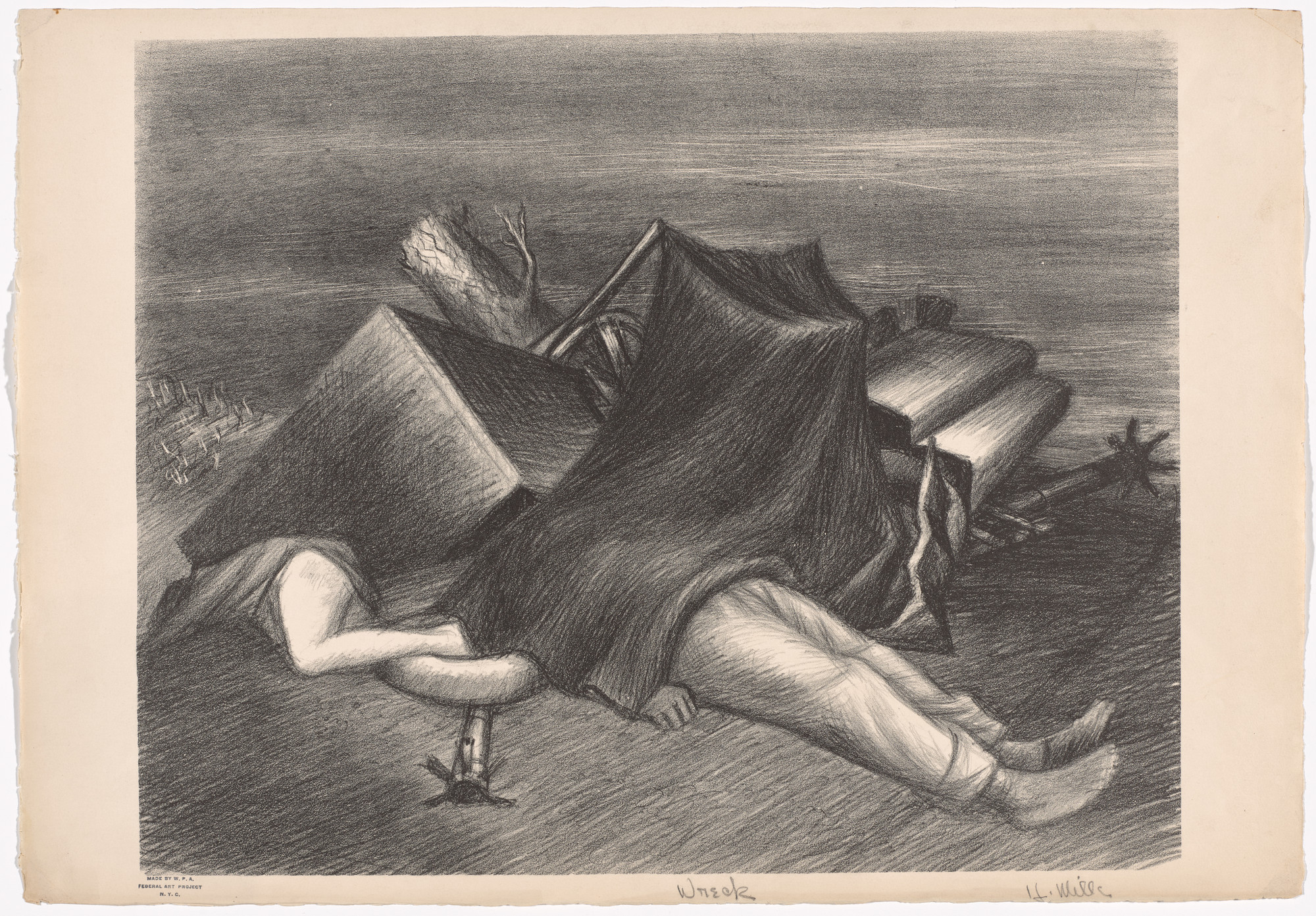 Hugh Miller. Wreck. 1936