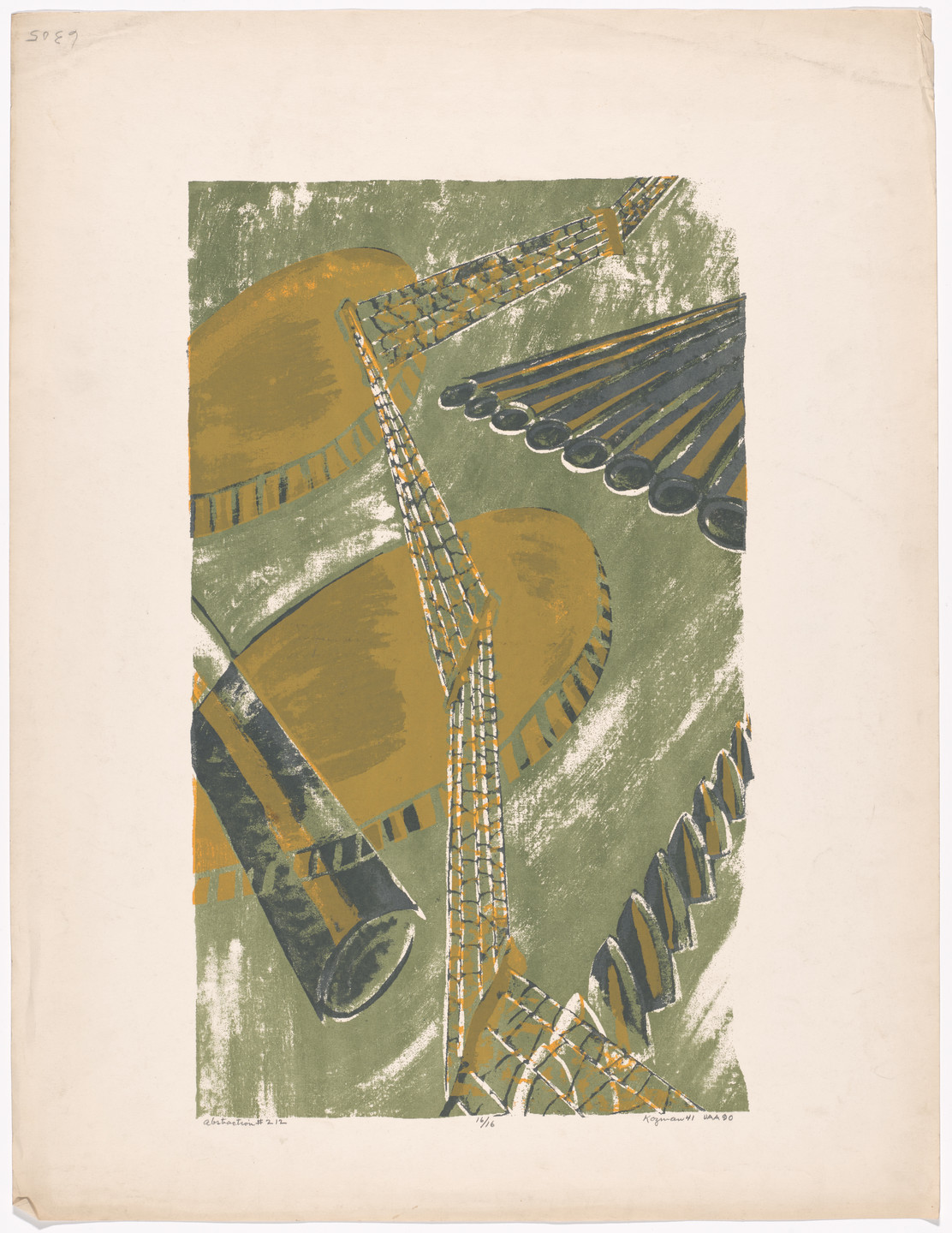 Myron Kozman. Abstraction #212. 1941