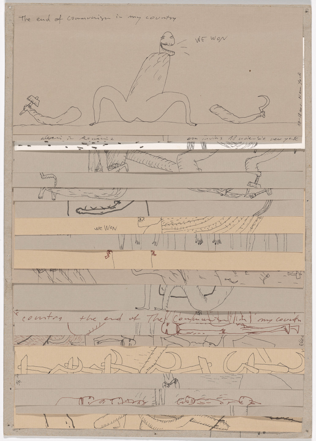 Dan Perjovschi. Wonderful World (A). 1994–97