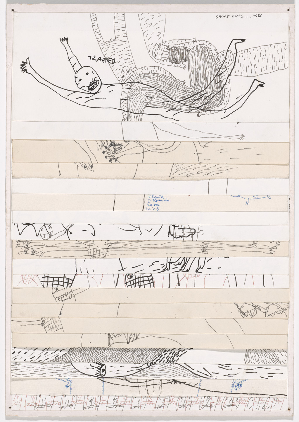 Dan Perjovschi. Wonderful World (A). 1994–97