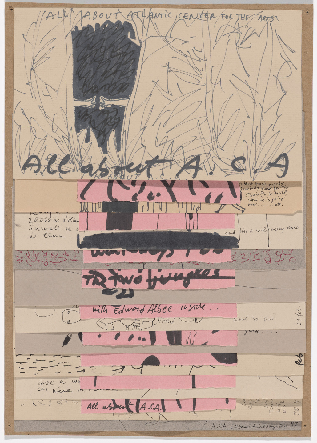 Dan Perjovschi. Wonderful World (A). 1994–97
