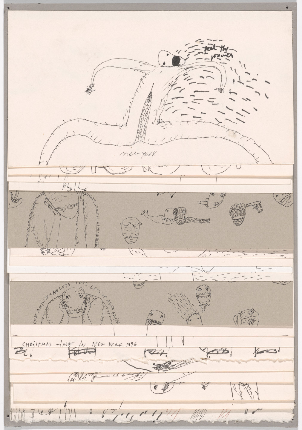 Dan Perjovschi. Wonderful World (A). 1994–97