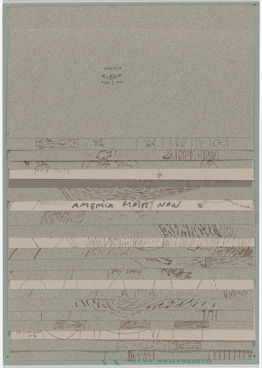 Dan Perjovschi. Wonderful World (A). 1994–97