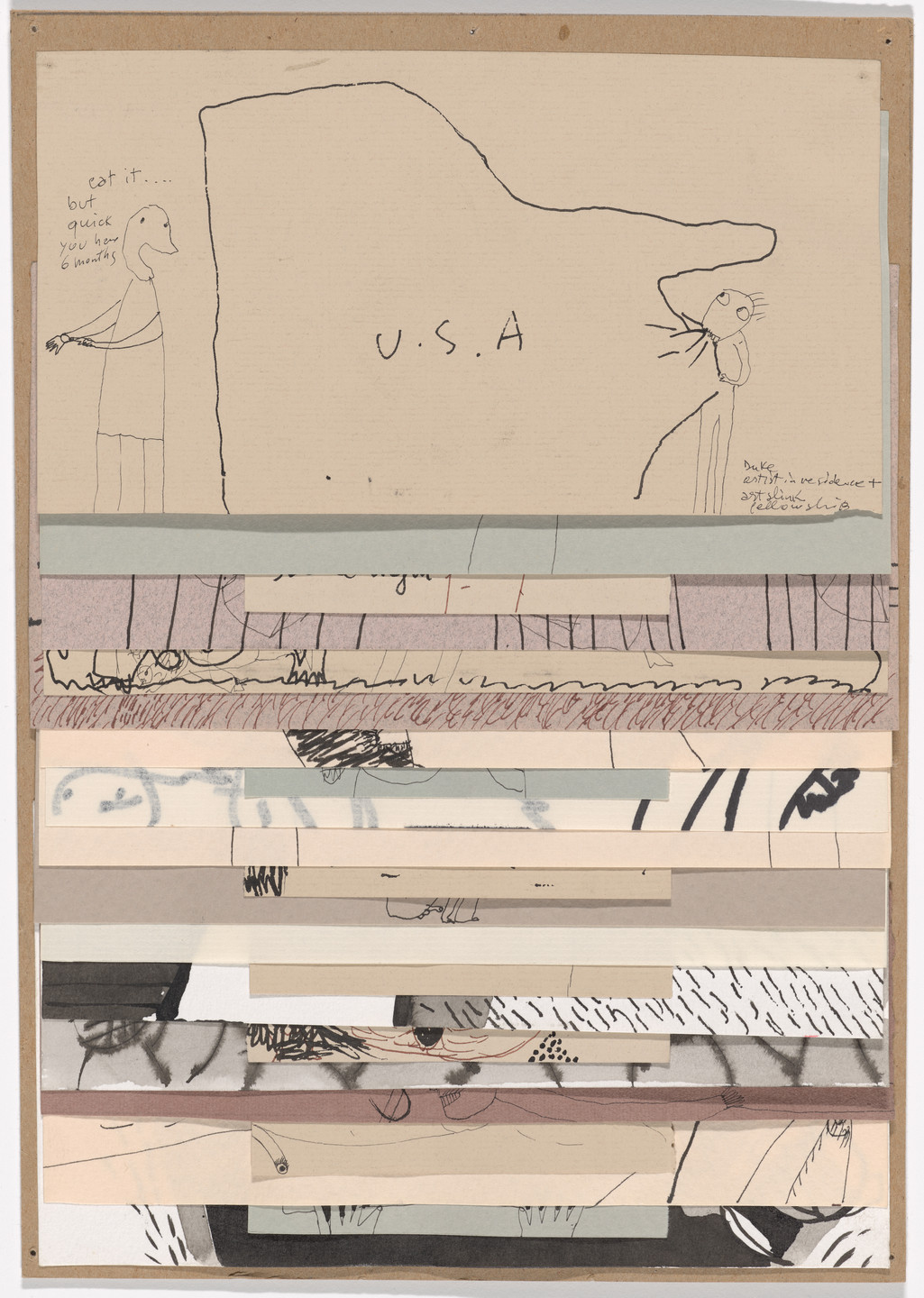 Dan Perjovschi. Wonderful World (A). 1994–97