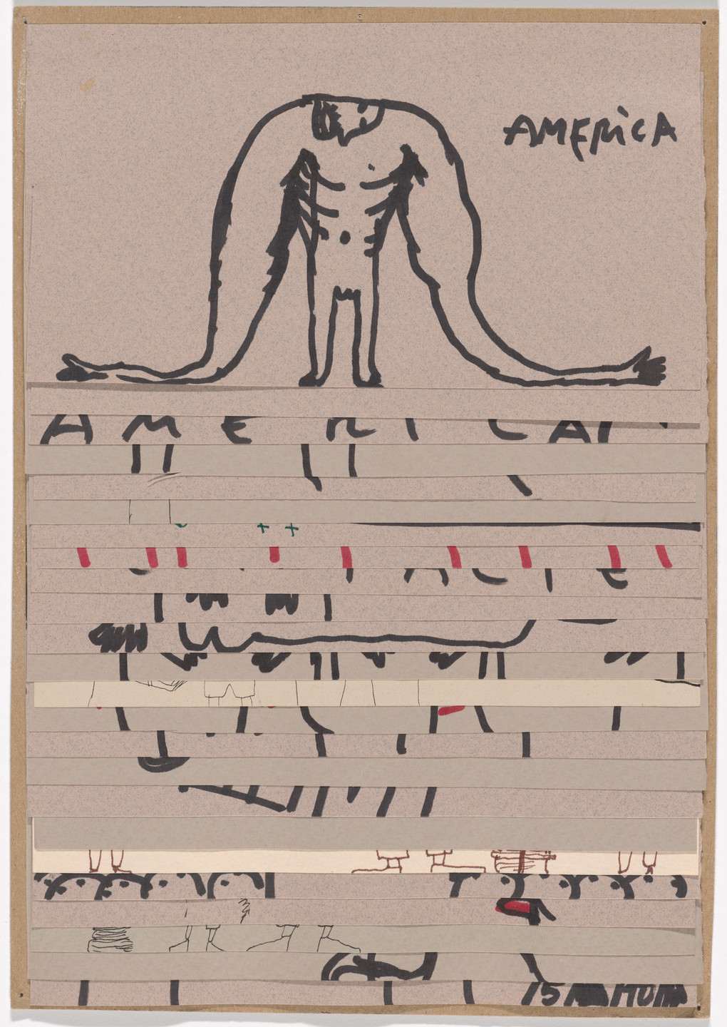 Dan Perjovschi. Wonderful World (A). 1994–97