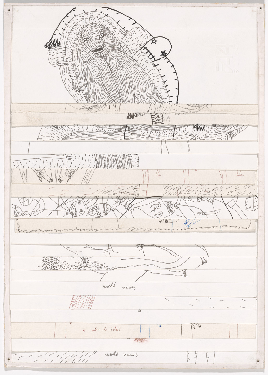 Dan Perjovschi. Wonderful World (A). 1994–97