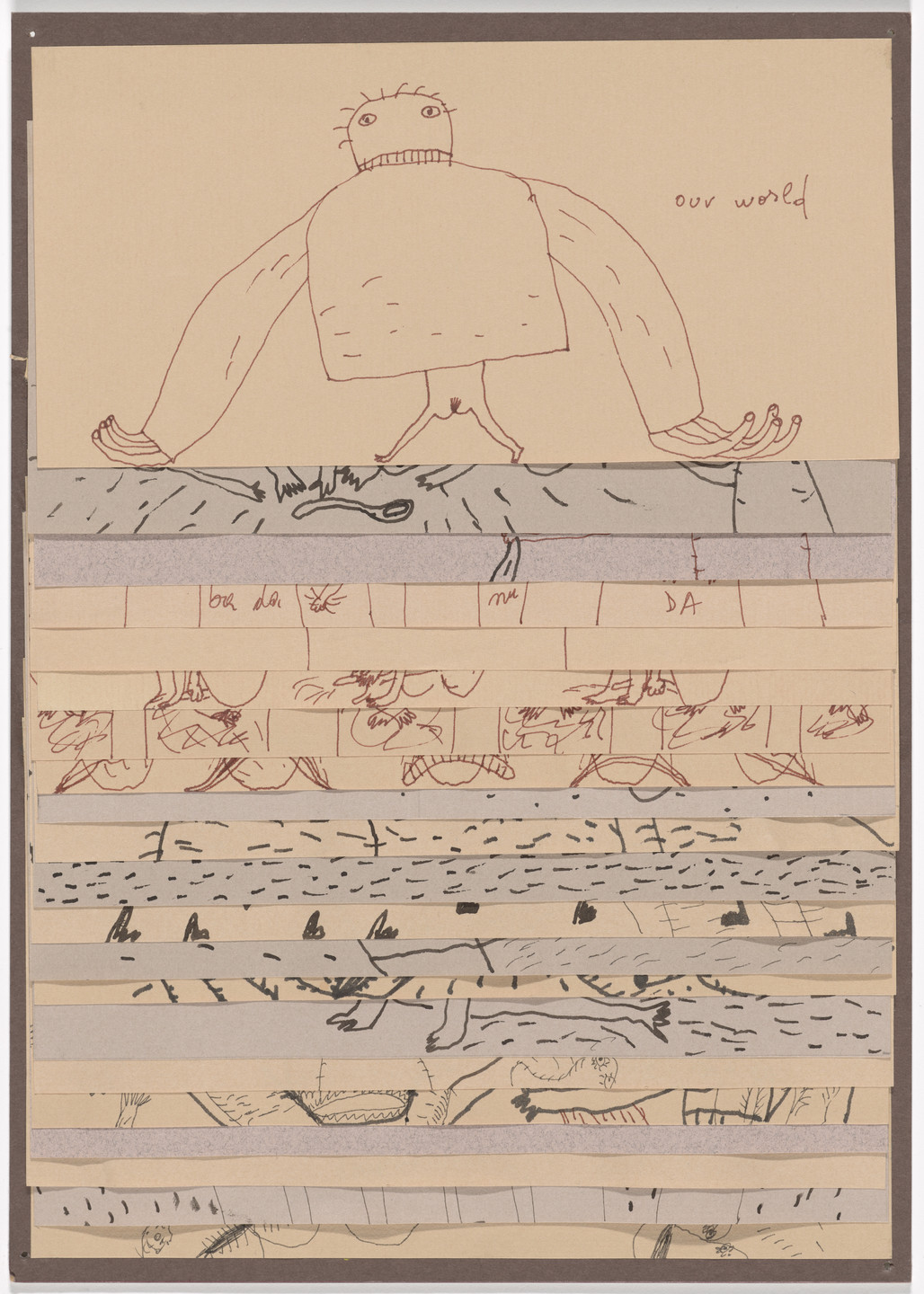 Dan Perjovschi. Wonderful World (A). 1994–97