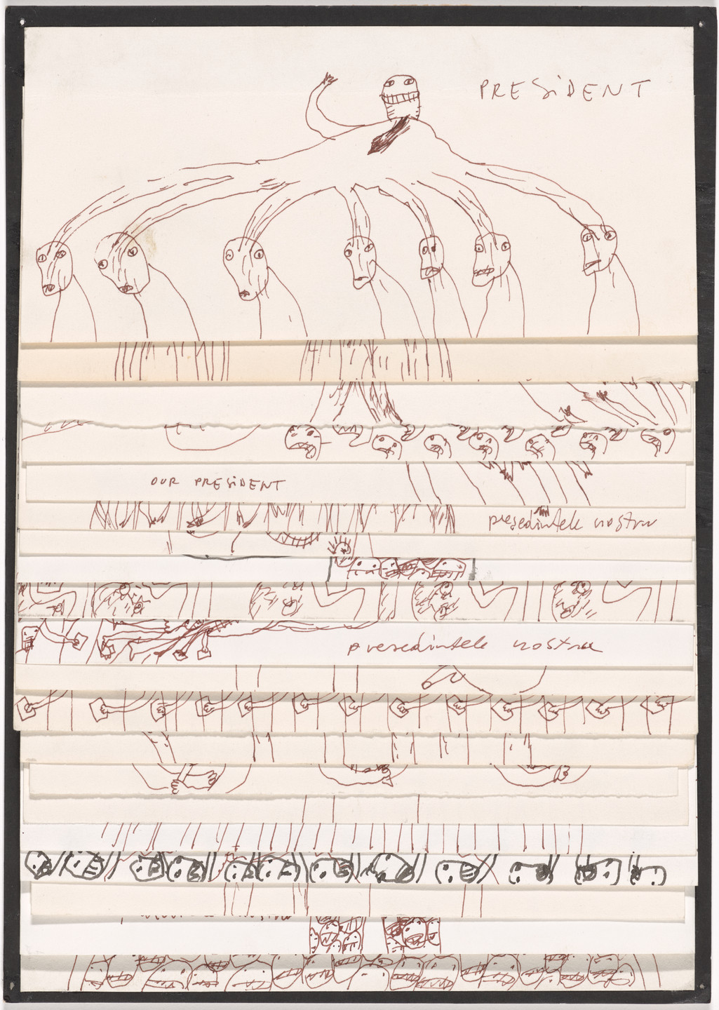 Dan Perjovschi. Wonderful World (A). 1994–97