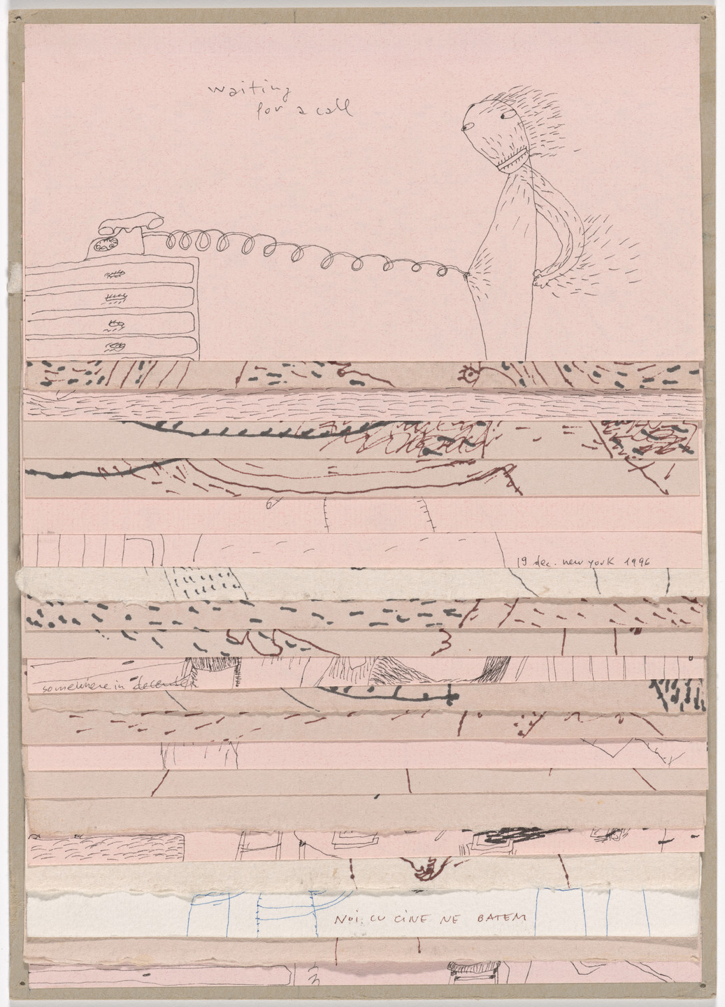 Dan Perjovschi. Wonderful World (A). 1994–97